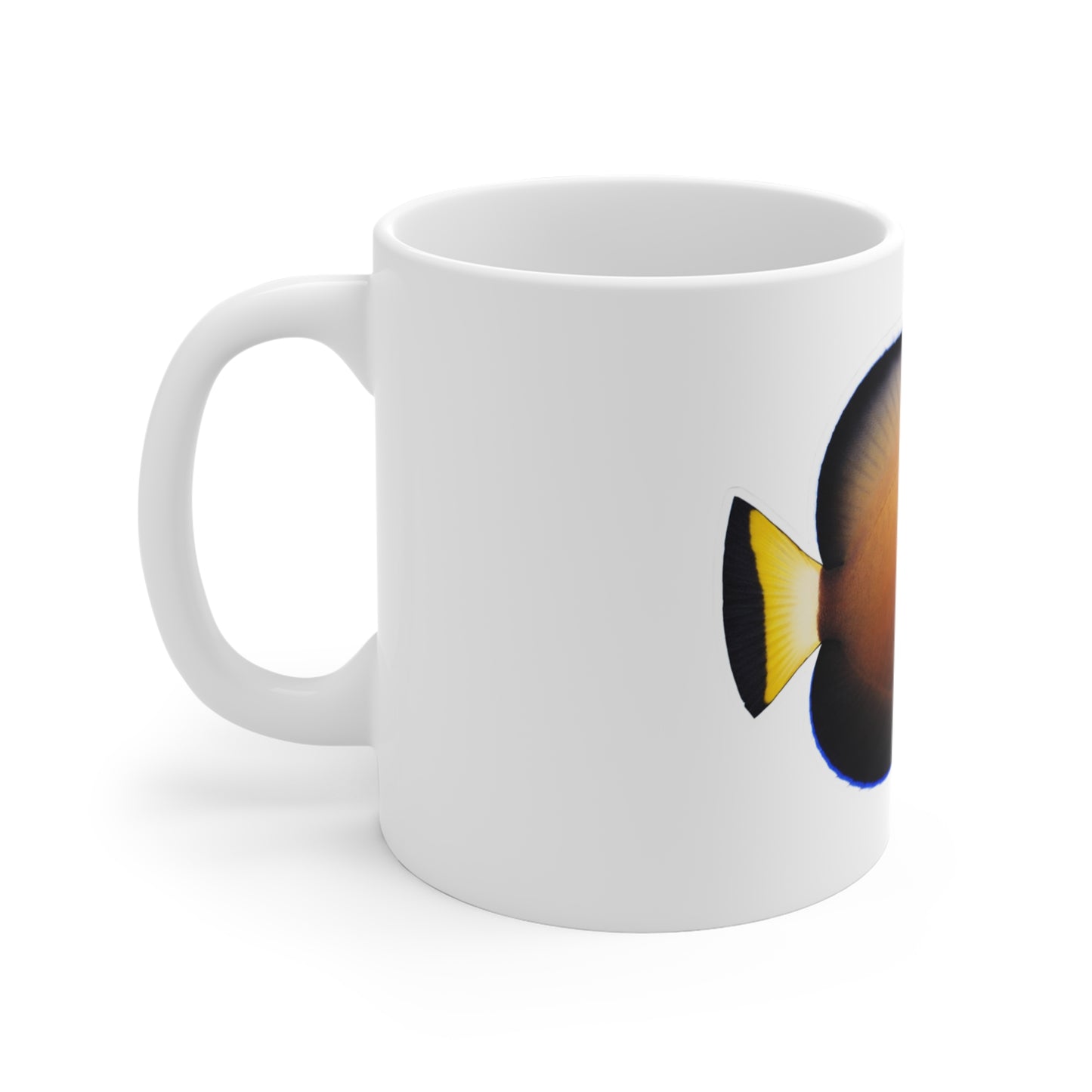 Conspicuous Angelfish Coffee Mug – Colorful Aquarium Fish 11oz Ceramic